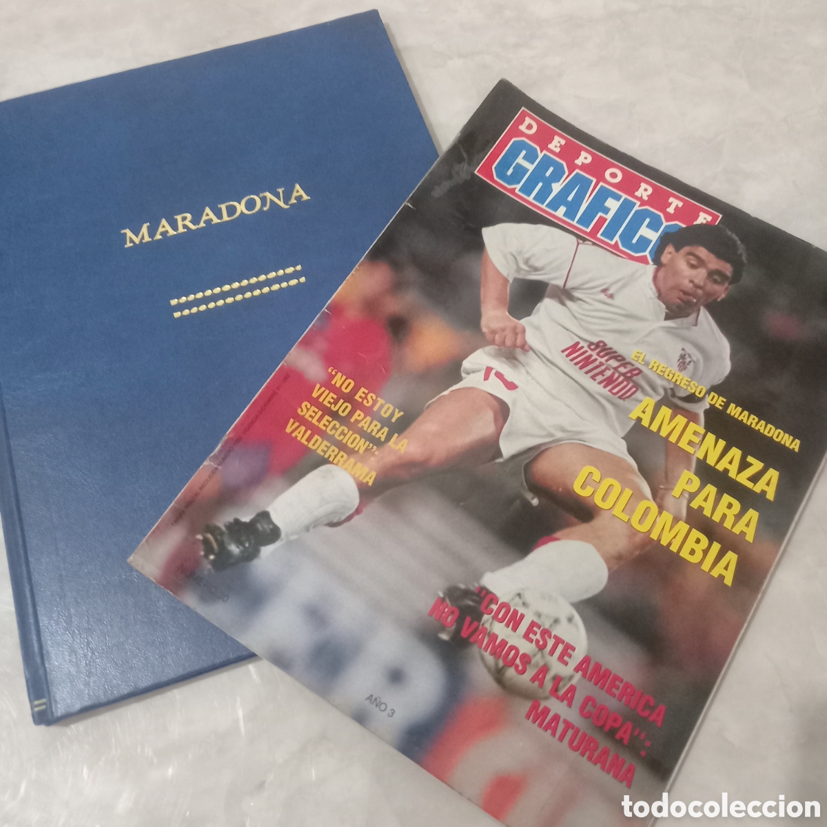 Coleccionismo deportivo: Diego Armando Maradona Futbol el pelusa pibe de oro cebollita