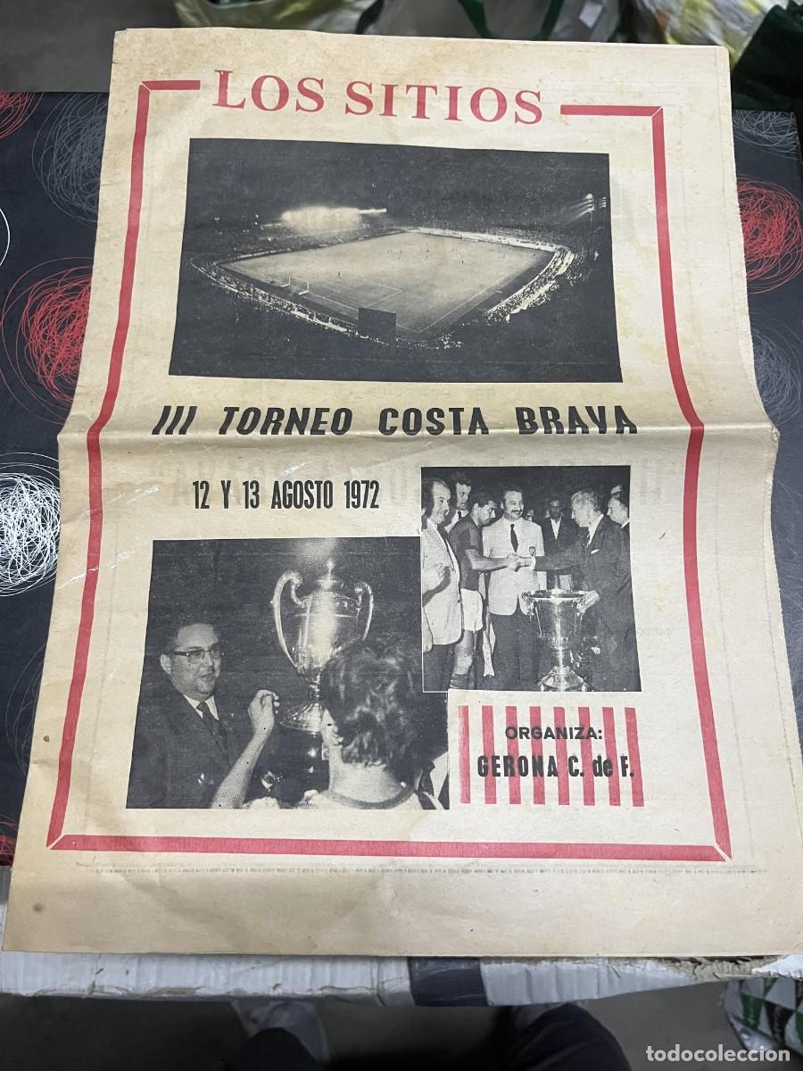 Coleccionismo deportivo: PROGRAMA OFICIAL III TORNEO TROFEO COSTA BRAVA 1972 GIRONA SCHALKE BARCELONA OLYMPIQUE NIMES