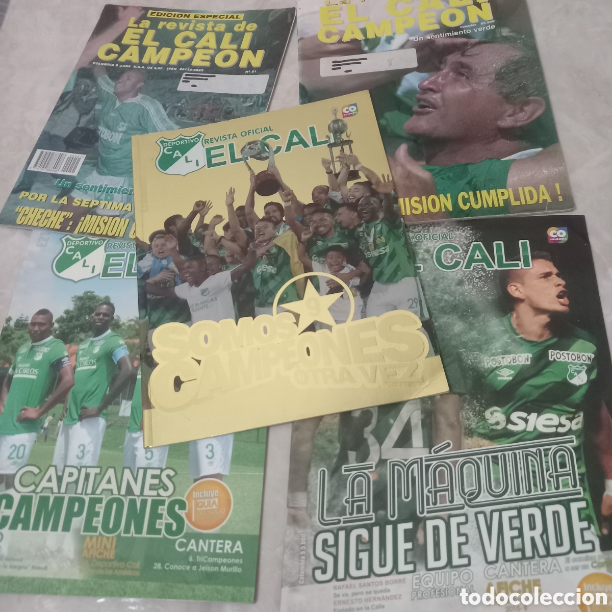 Coleccionismo deportivo: Deportivo Cali Futbol Club Lote 5 Revistas Colombia