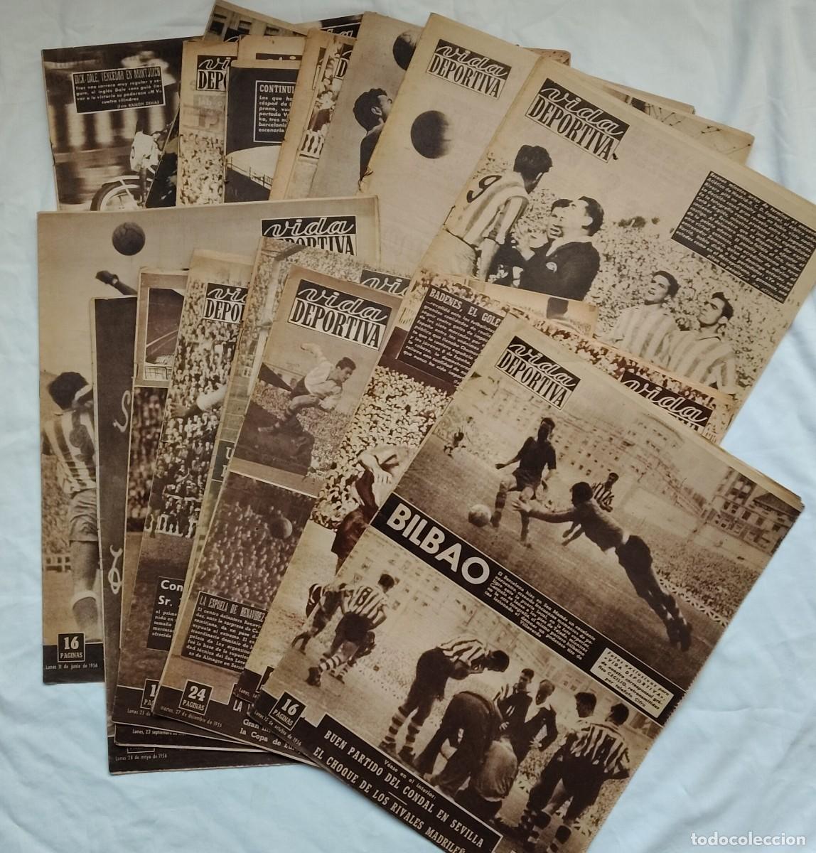 Coleccionismo deportivo: Revista Vida Deportiva. 23 n&uacute;meros entre 1954 y 1957