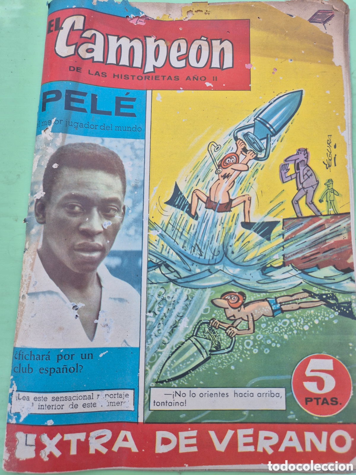 Coleccionismo deportivo: EL CAMPEON PELE EXTRA DE VERANO