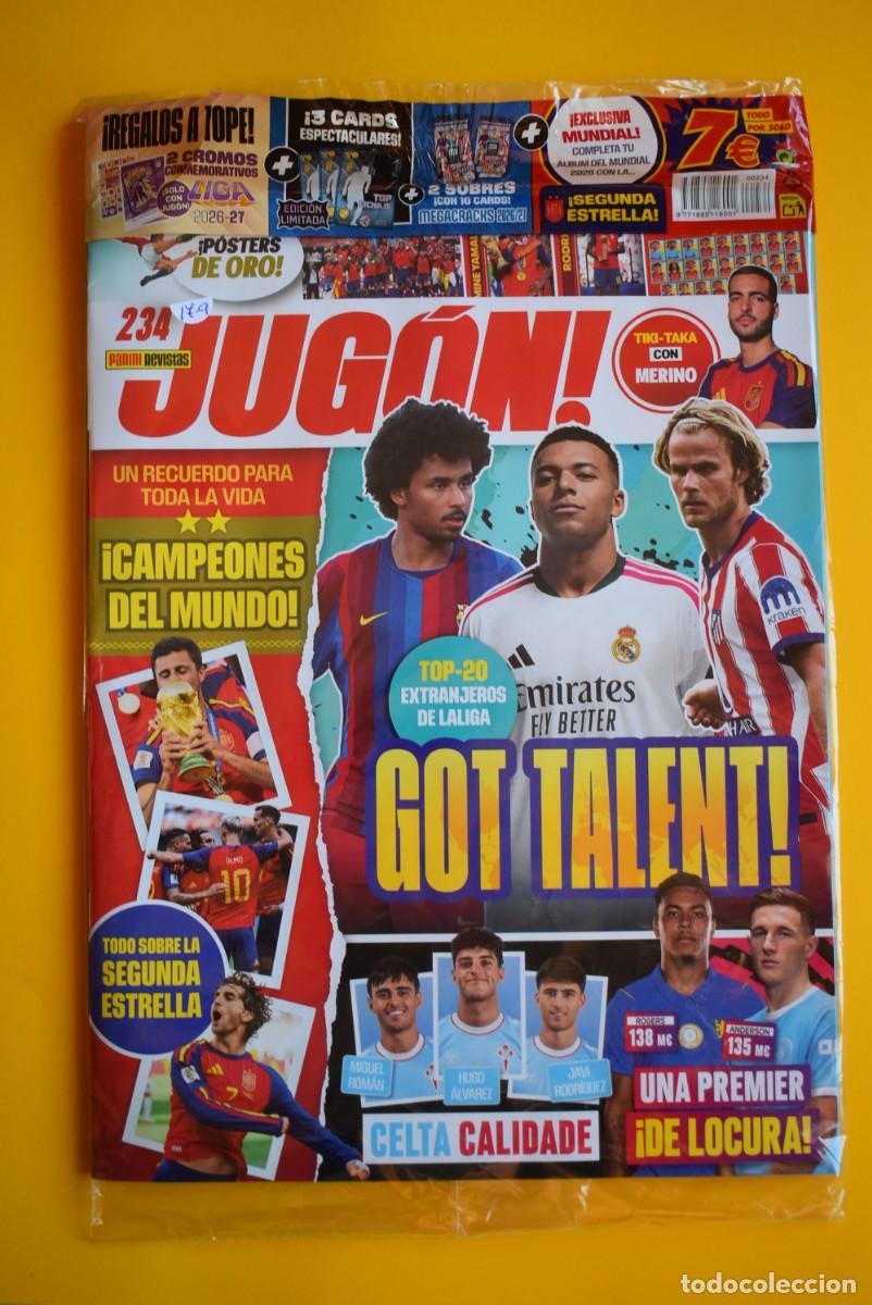 Sports collectibles: Revista Jug&oacute;n. N. &ordm; 239. Sin cromos. Solo la revista. Panini