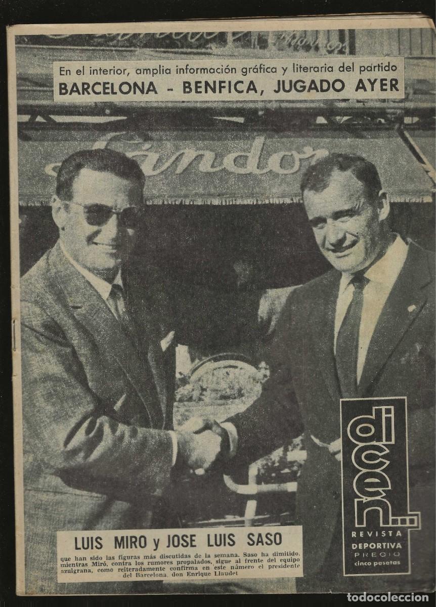 Coleccionismo deportivo: DICEN -- N&ordm; 465-- LUIS MIRO Y JOS&Eacute; LUIS SASO