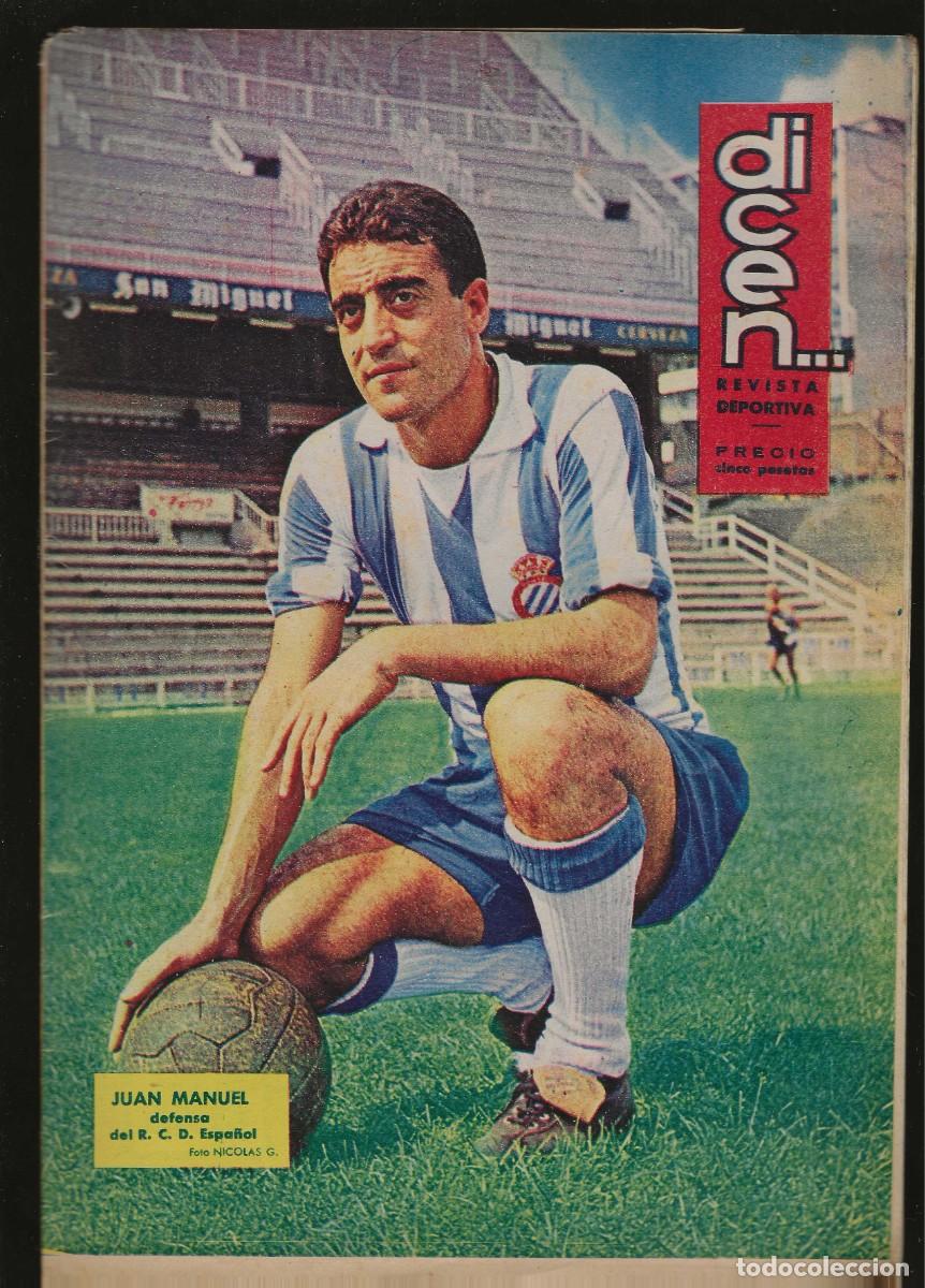 Coleccionismo deportivo: DICEN -- N&ordm; 608 -- JUAN MANUEL