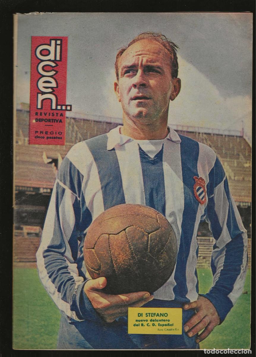 Coleccionismo deportivo: DICEN -- N&ordm; 606 -- DI STEFANO