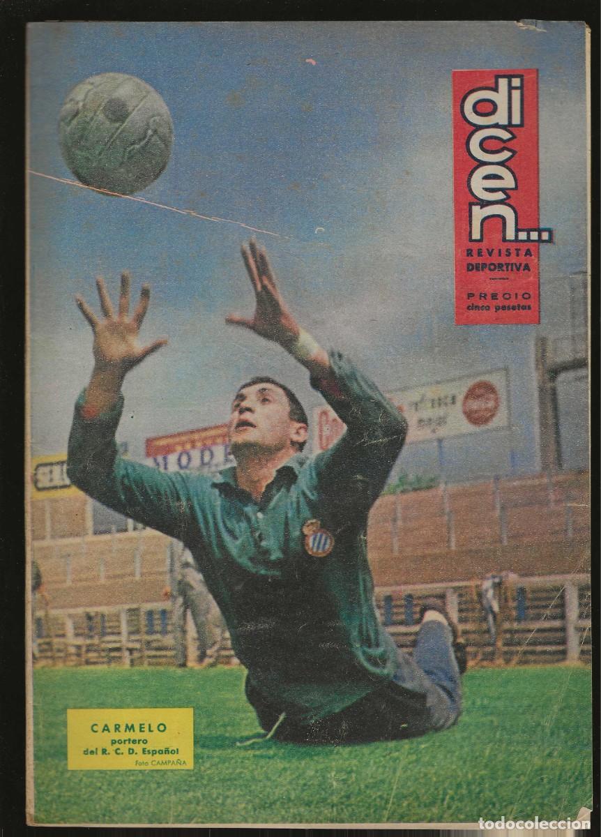 Coleccionismo deportivo: DICEN -- N&ordm; 610 -- CARMELO