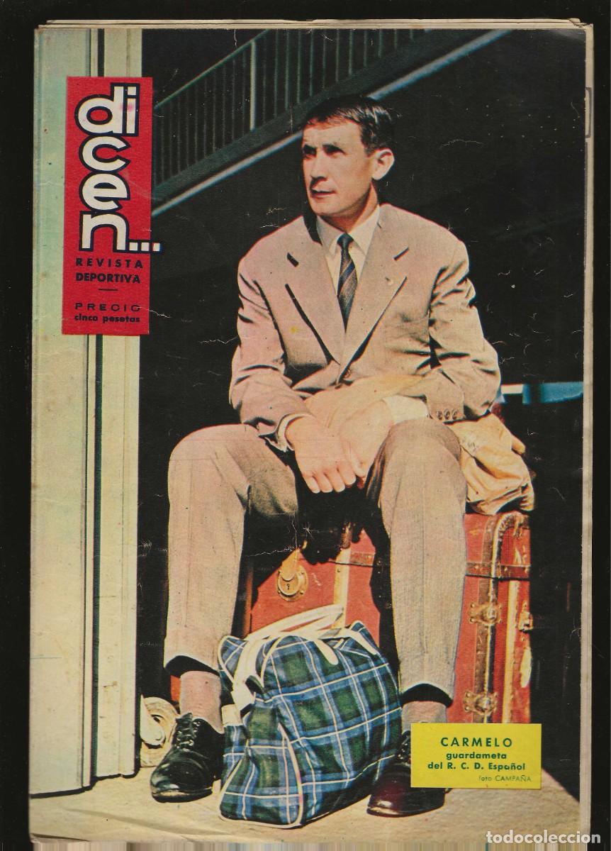 Coleccionismo deportivo: DICEN -- N&ordm; 619 -- CARMELO