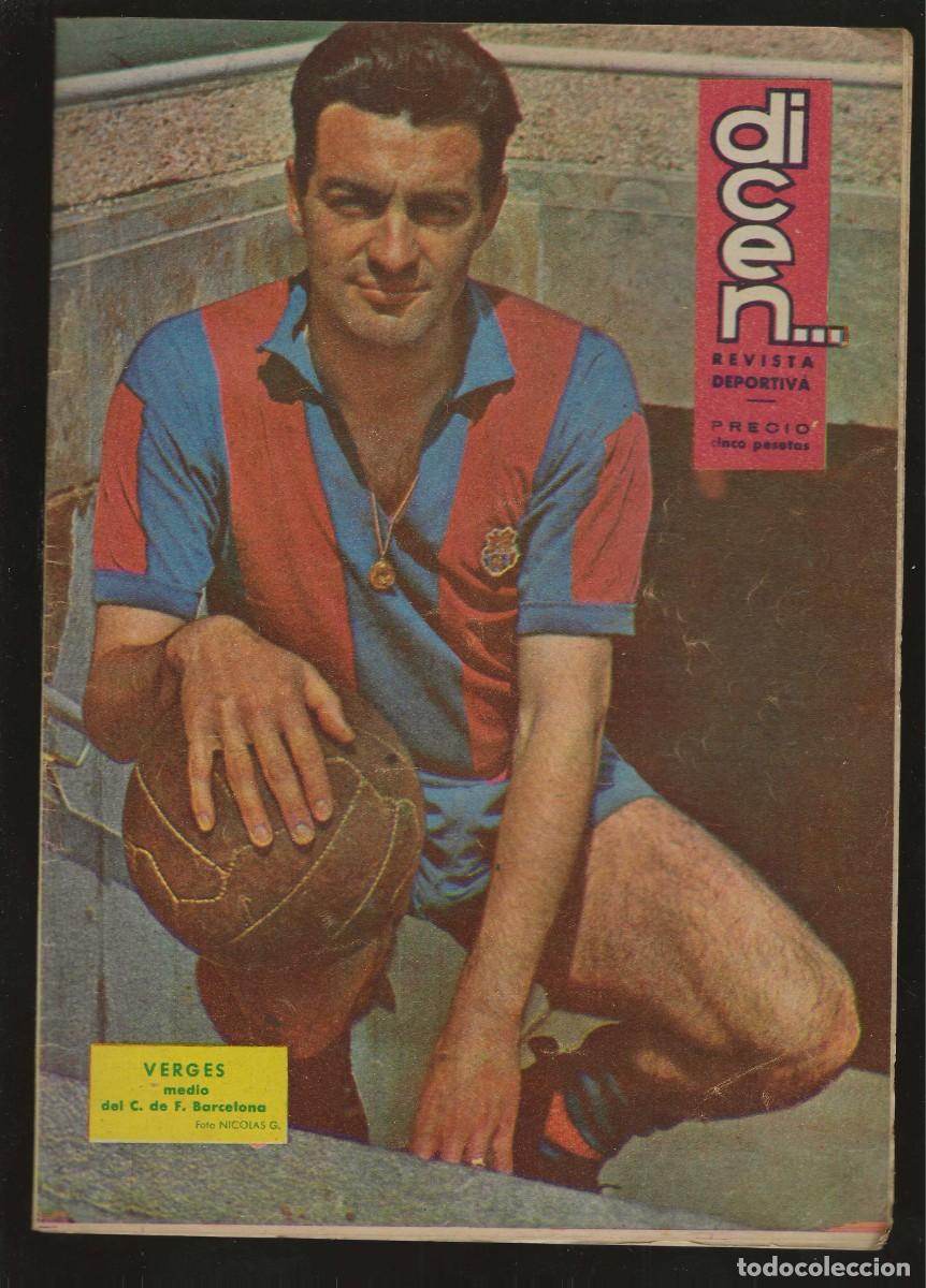 Coleccionismo deportivo: DICEN -- N&ordm;592 -- VERGES