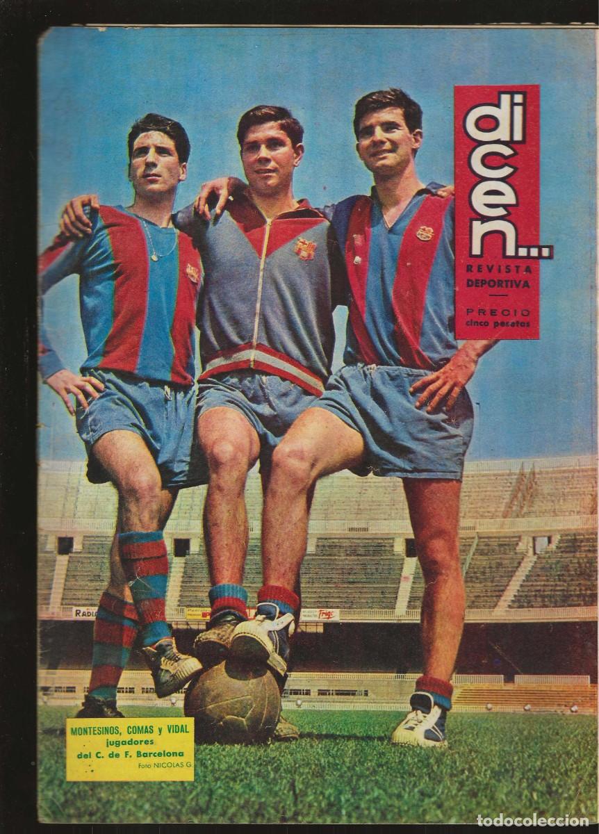 Coleccionismo deportivo: DICEN -- N&ordm;590-- MONTESINOS-- COMAS-- VIDAL