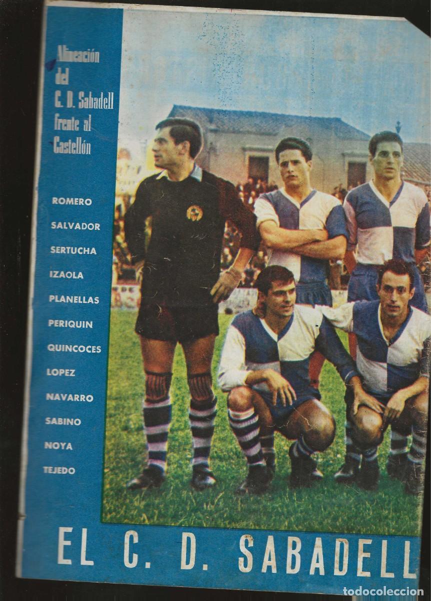 Coleccionismo deportivo: DICEN -- N&ordm;596 -- SABADELL VUELVA A 2&ordf; DIVISI&Oacute;N