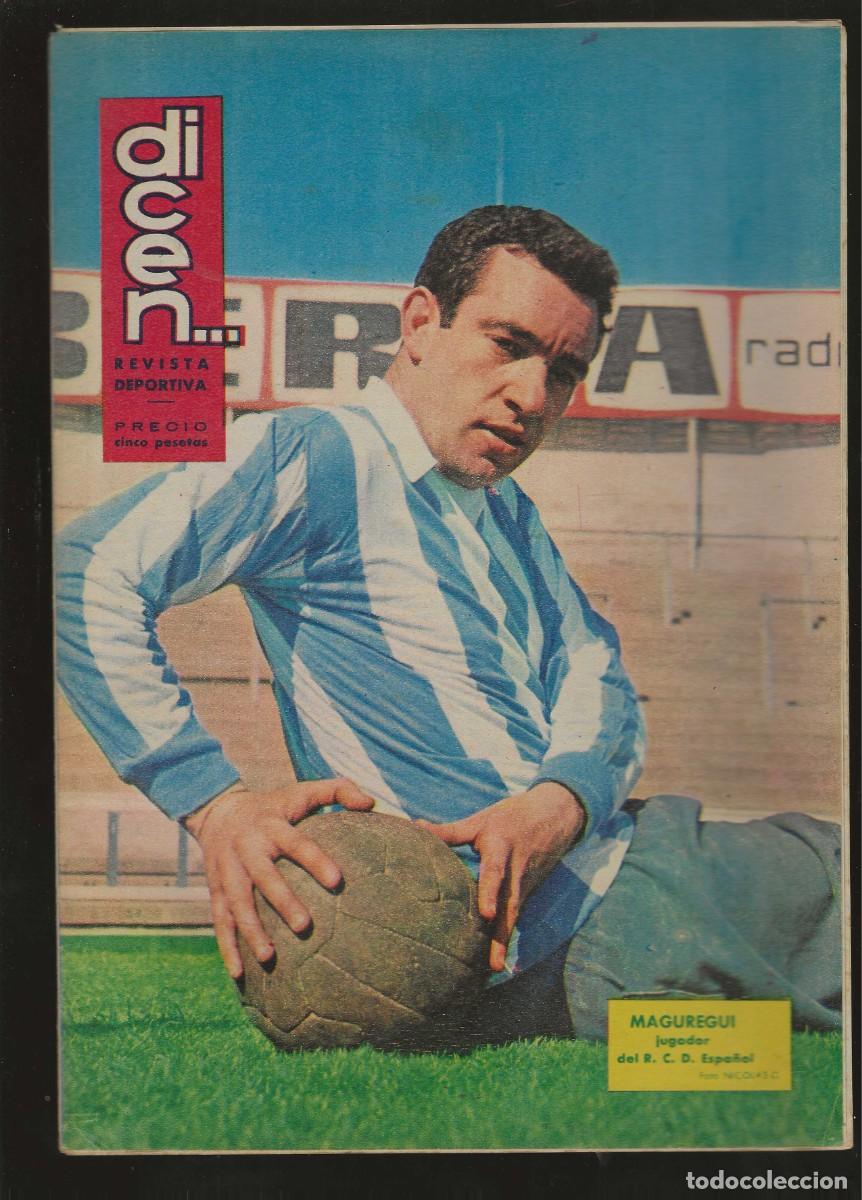Coleccionismo deportivo: DICEN -- N&ordm;580 -- MAGUREGUI - Foto 1