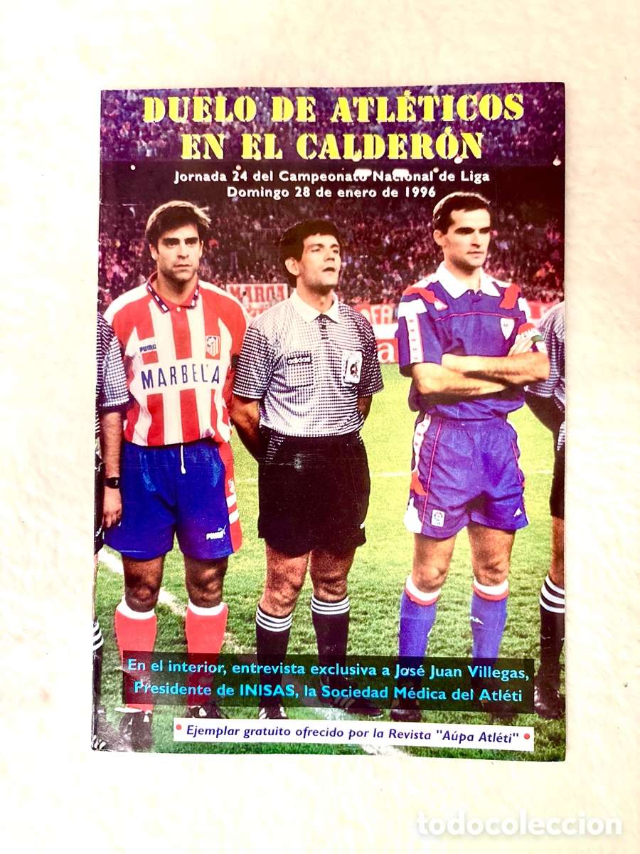 Coleccionismo deportivo: FANS ATL&Eacute;TICO MADRID - Revista Especial A&uacute;pa Atleti 1996 - Atl&eacute;tico vs Athletic Bilbao (A&ntilde;o Doblete)