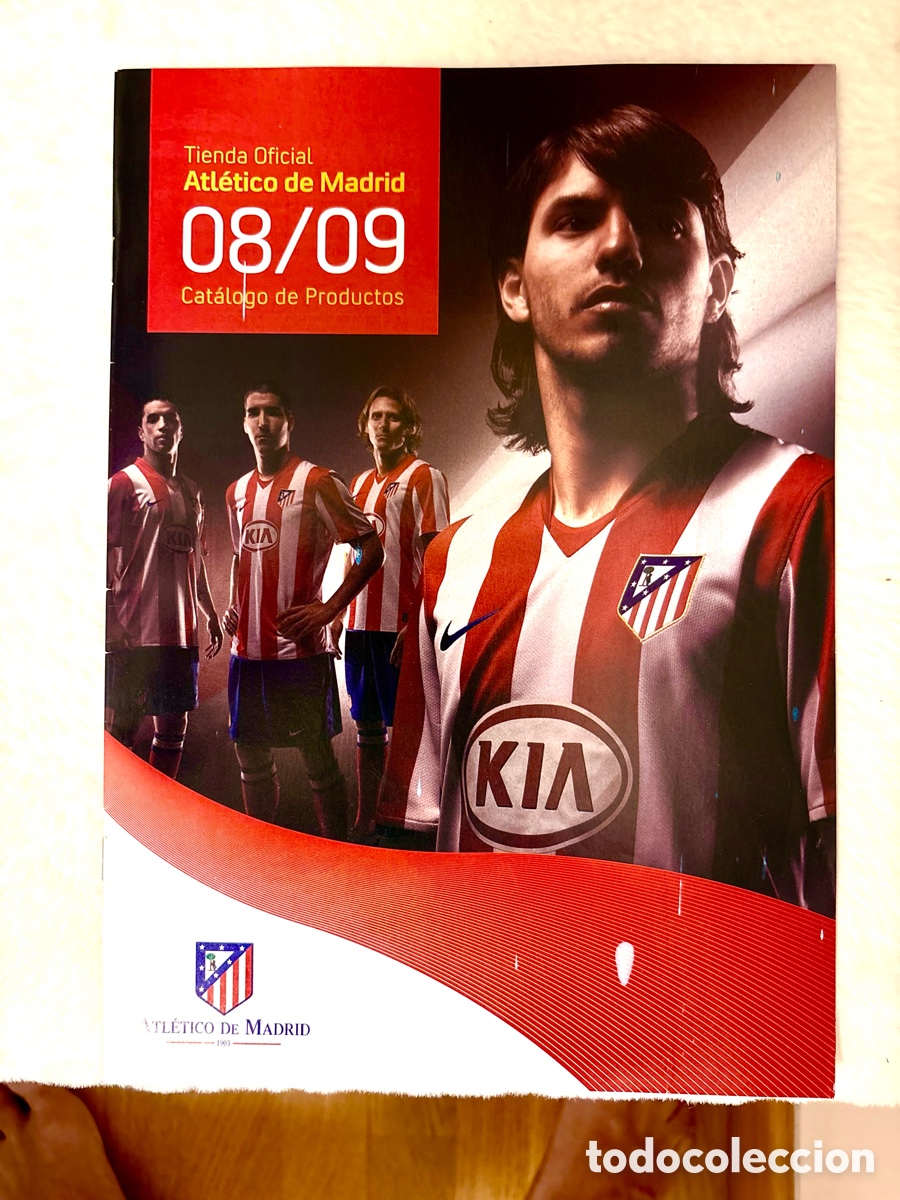 Coleccionismo deportivo: FANS ATL&Eacute;TICO MADRID - Cat&aacute;logo Oficial Tienda Atl&eacute;tico de Madrid 2008/2009 - Ag&uuml;ero y Forl&aacute;n