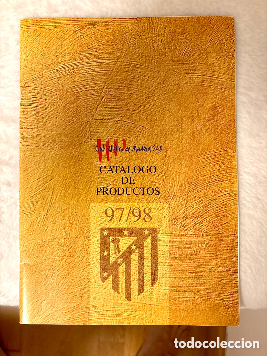 Coleccionismo deportivo: FANS ATL&Eacute;TICO MADRID - Cat&aacute;logo Oficial Productos Atl&eacute;tico de Madrid 1997/1998 - Puma / Marbella