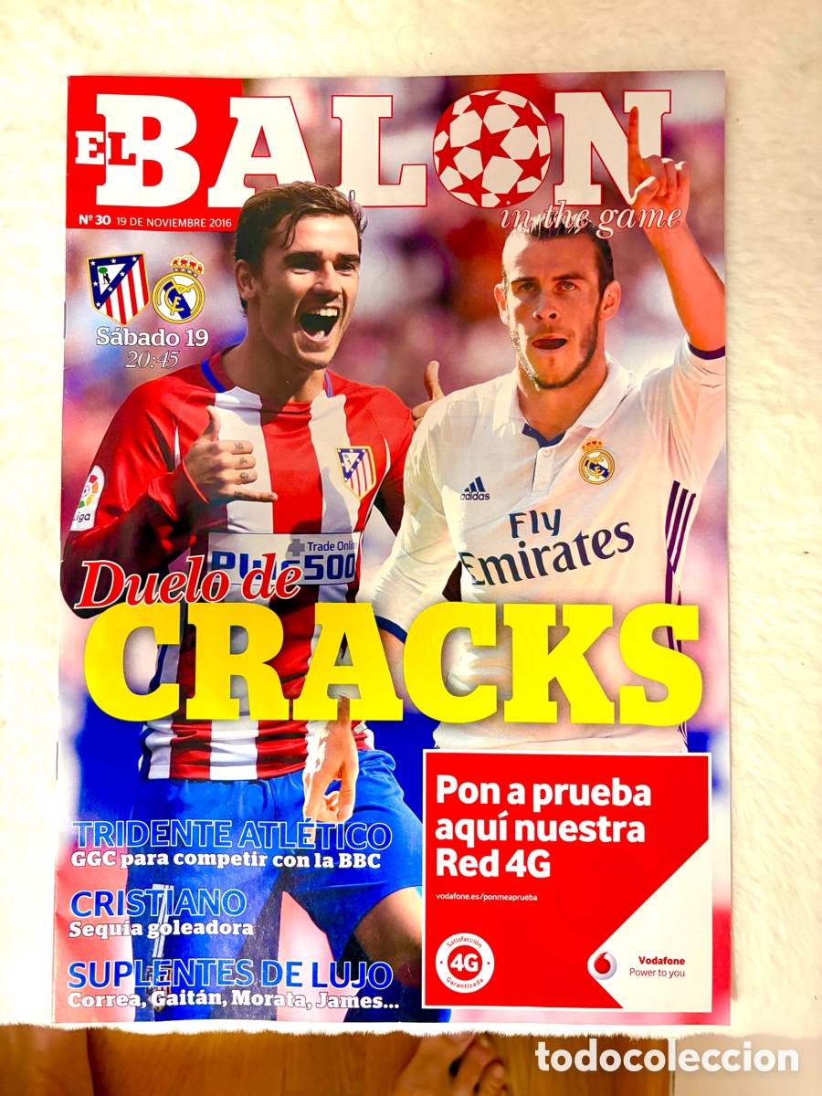 Coleccionismo deportivo: &Uacute;NICA - Revista El Bal&oacute;n in the game N&ordm; 30 (2016) - Especial Derbi Atl&eacute;tico vs Real Madrid