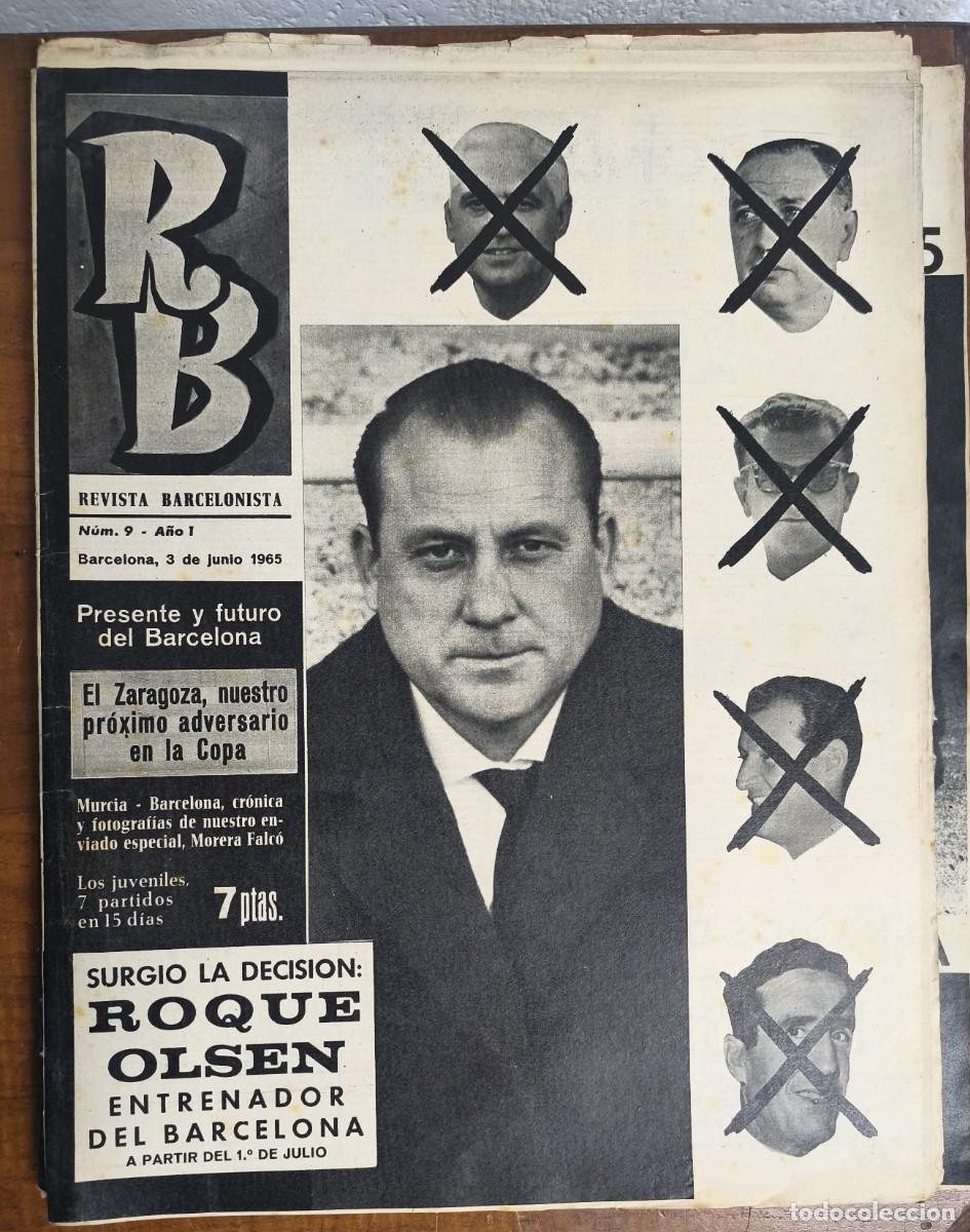 Coleccionismo deportivo: REVISTA BARCELONISTA -- A&Ntilde;O 1 -- N&ordm; 9 -- 03/06/1965