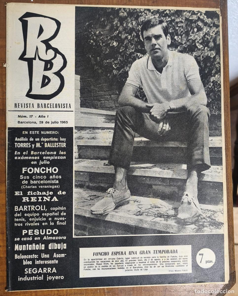 Coleccionismo deportivo: REVISTA BARCELONISTA -- A&Ntilde;O 1 -- N&ordm; 17 -- 28/07/1965