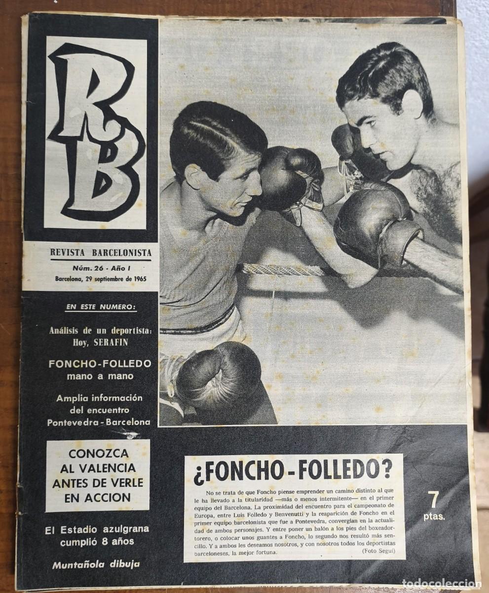 Coleccionismo deportivo: REVISTA BARCELONISTA -- A&Ntilde;O 1 -- N&ordm; 26 -- 29/09/1965