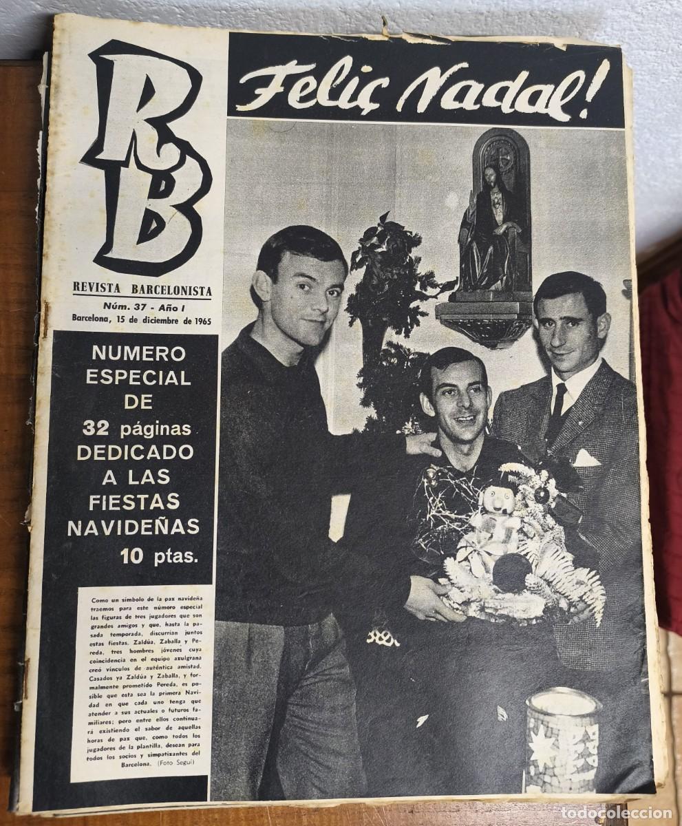 Coleccionismo deportivo: REVISTA BARCELONISTA -- A&Ntilde;O 1 -- N&ordm; 37 -- 15/12/1965