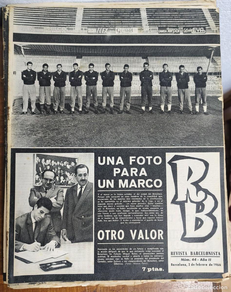 Coleccionismo deportivo: REVISTA BARCELONISTA -- A&Ntilde;O 2 -- N&ordm; 44 -- 02/02/1966