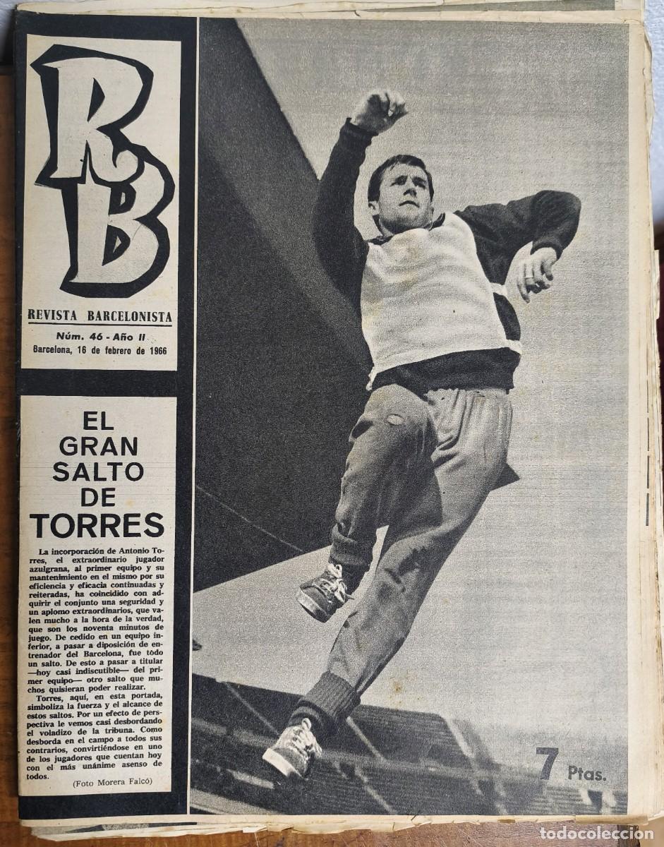 Coleccionismo deportivo: REVISTA BARCELONISTA -- A&Ntilde;O 2 -- N&ordm; 46 -- 16/02/1966