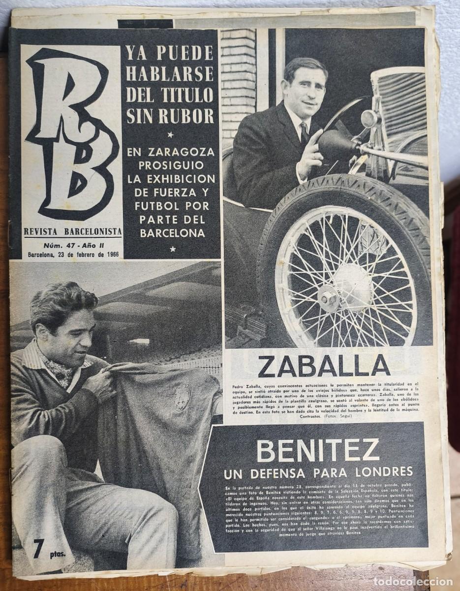Coleccionismo deportivo: REVISTA BARCELONISTA -- A&Ntilde;O 2 -- N&ordm; 47 -- 23/02/1966