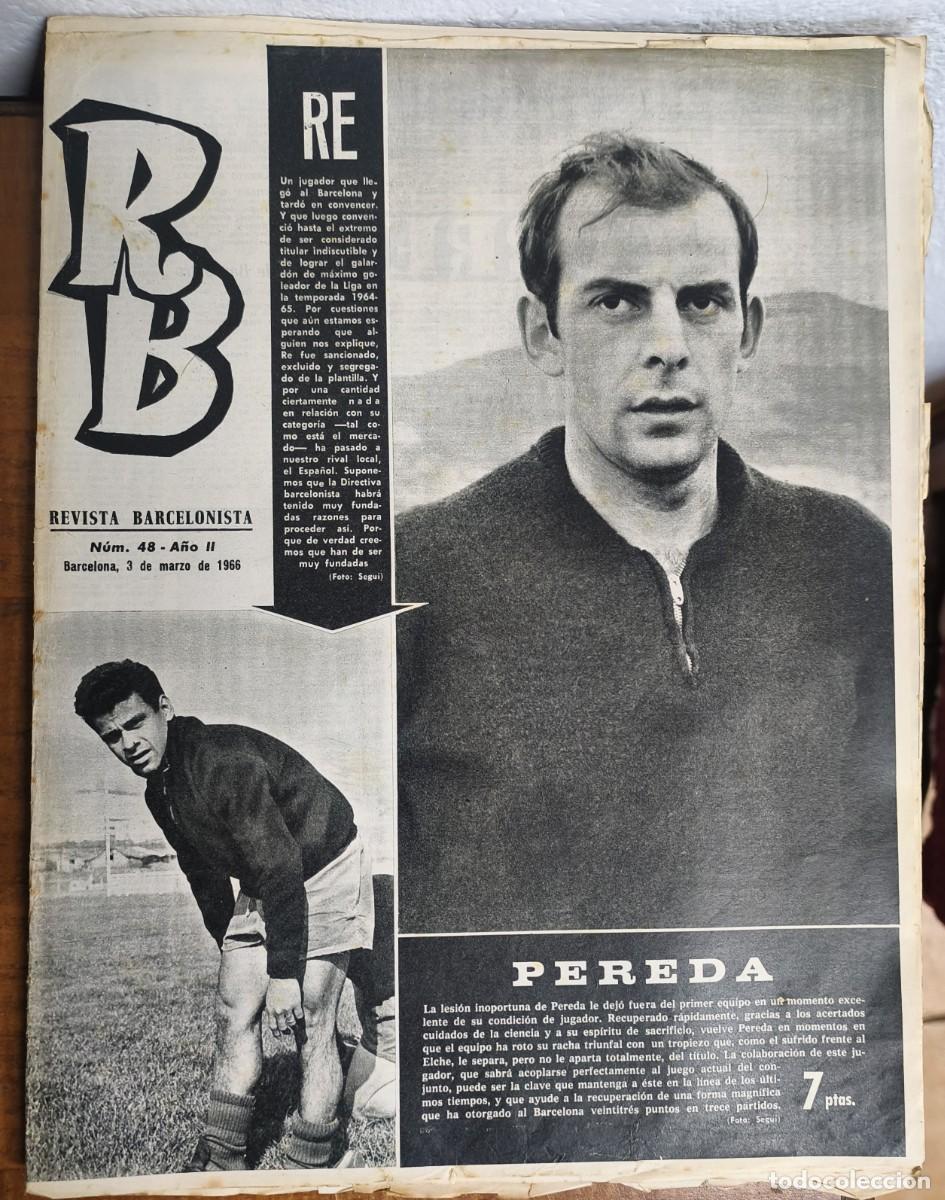 Coleccionismo deportivo: REVISTA BARCELONISTA -- A&Ntilde;O 2 -- N&ordm; 48 -- 03/03/1966
