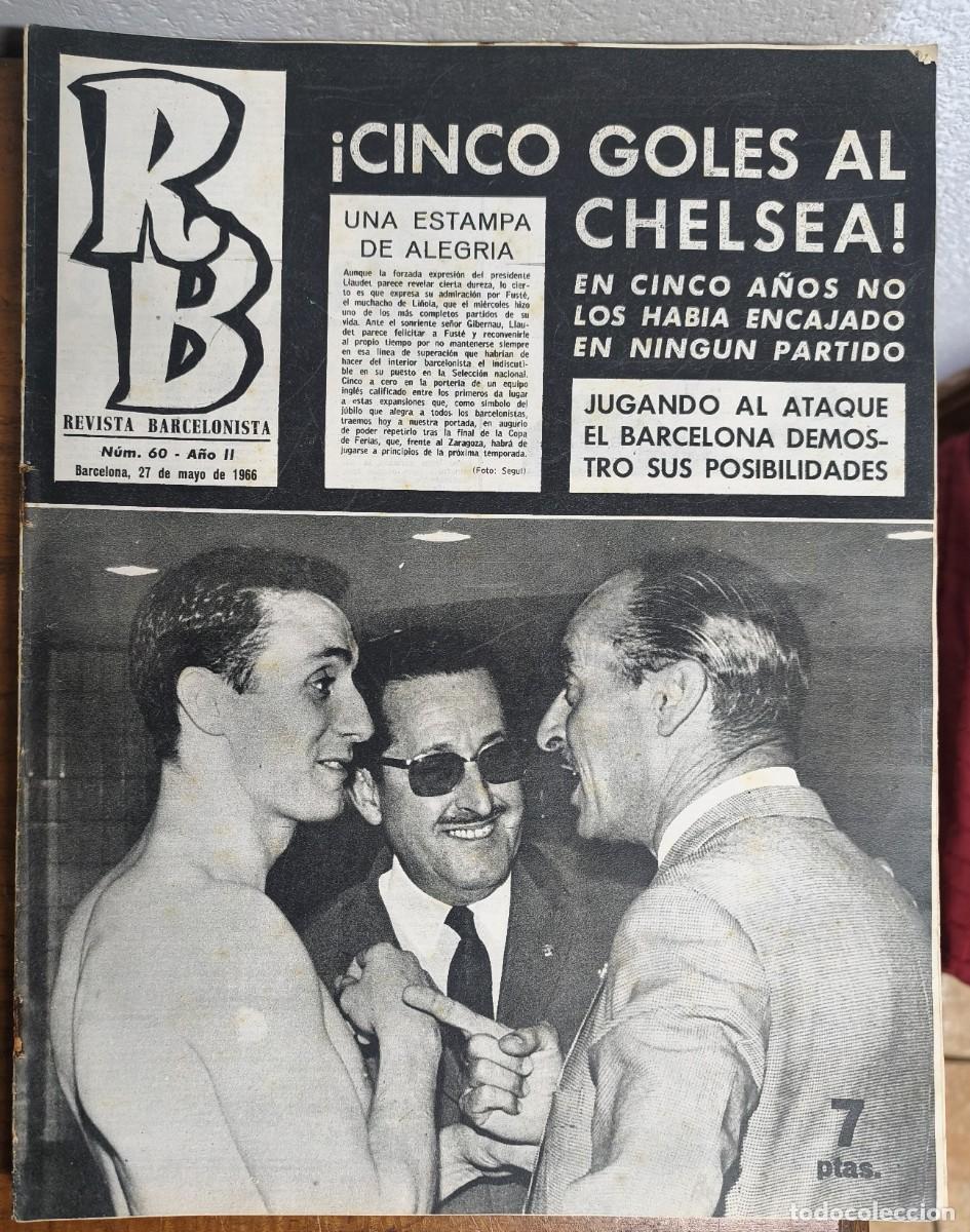 Coleccionismo deportivo: REVISTA BARCELONISTA -- A&Ntilde;O 2 -- N&ordm; 60 -- 27/05/1966
