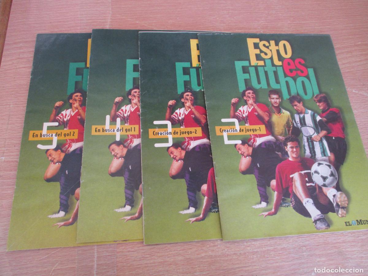 Coleccionismo deportivo: EL MUNDO- 4 CUADERNILLOS DE: ESTO ES FUTBOL.-