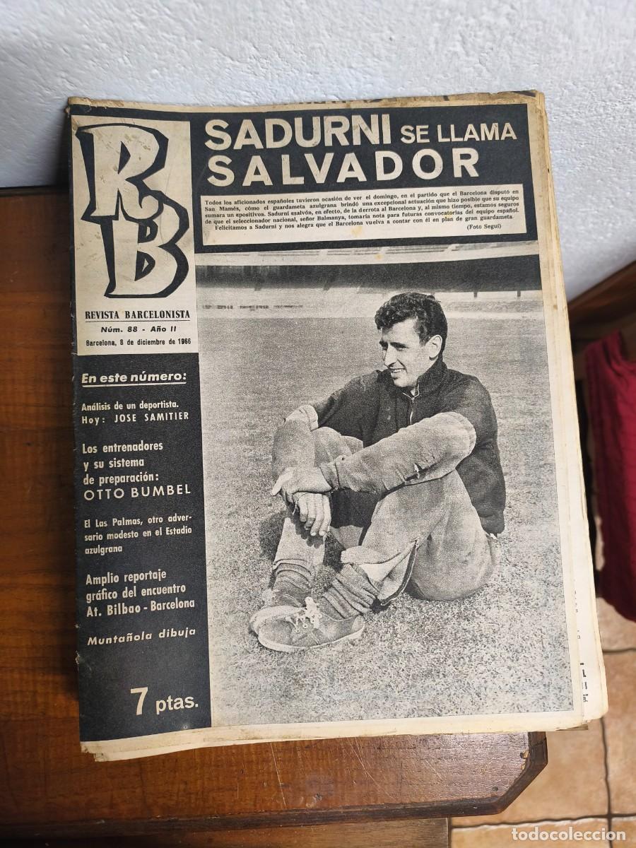 Coleccionismo deportivo: REVISTA BARCELONISTA -- A&Ntilde;O 2 -- N&ordm; 88 -- 08/12/1966