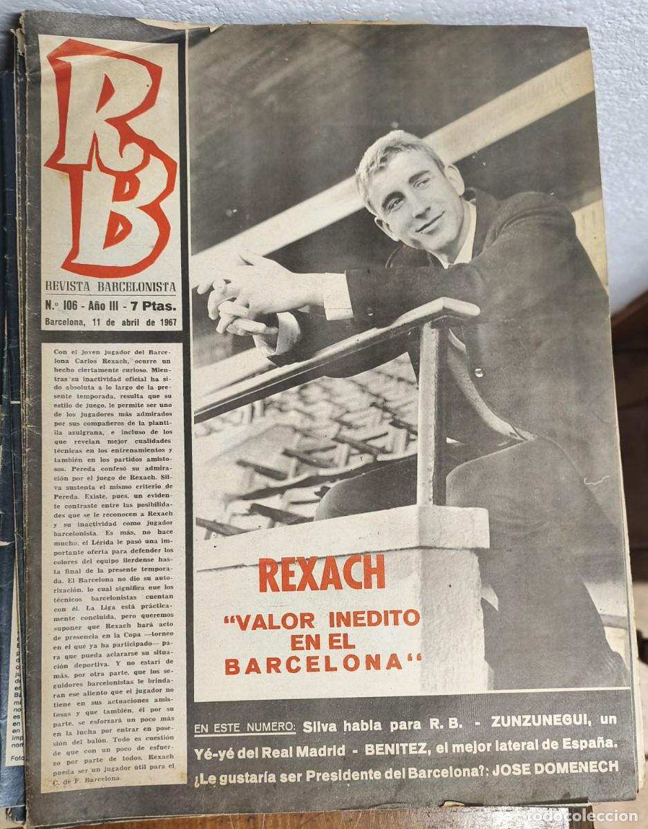 Coleccionismo deportivo: REVISTA BARCELONISTA -- A&Ntilde;O 3 -- N&ordm; 106 -- 11/04/1967