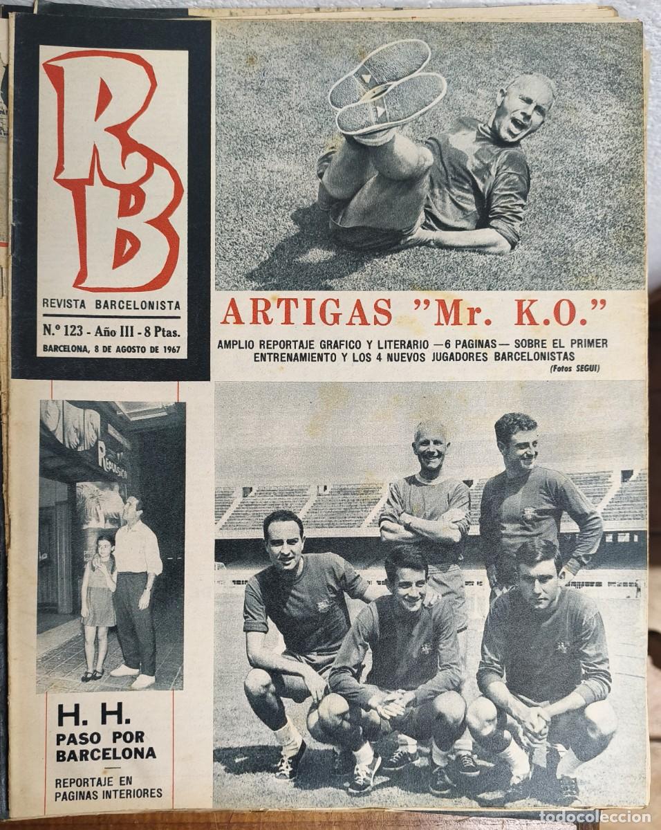 Coleccionismo deportivo: REVISTA BARCELONISTA -- A&Ntilde;O 3 -- N&ordm; 123 -- 08/08/1967