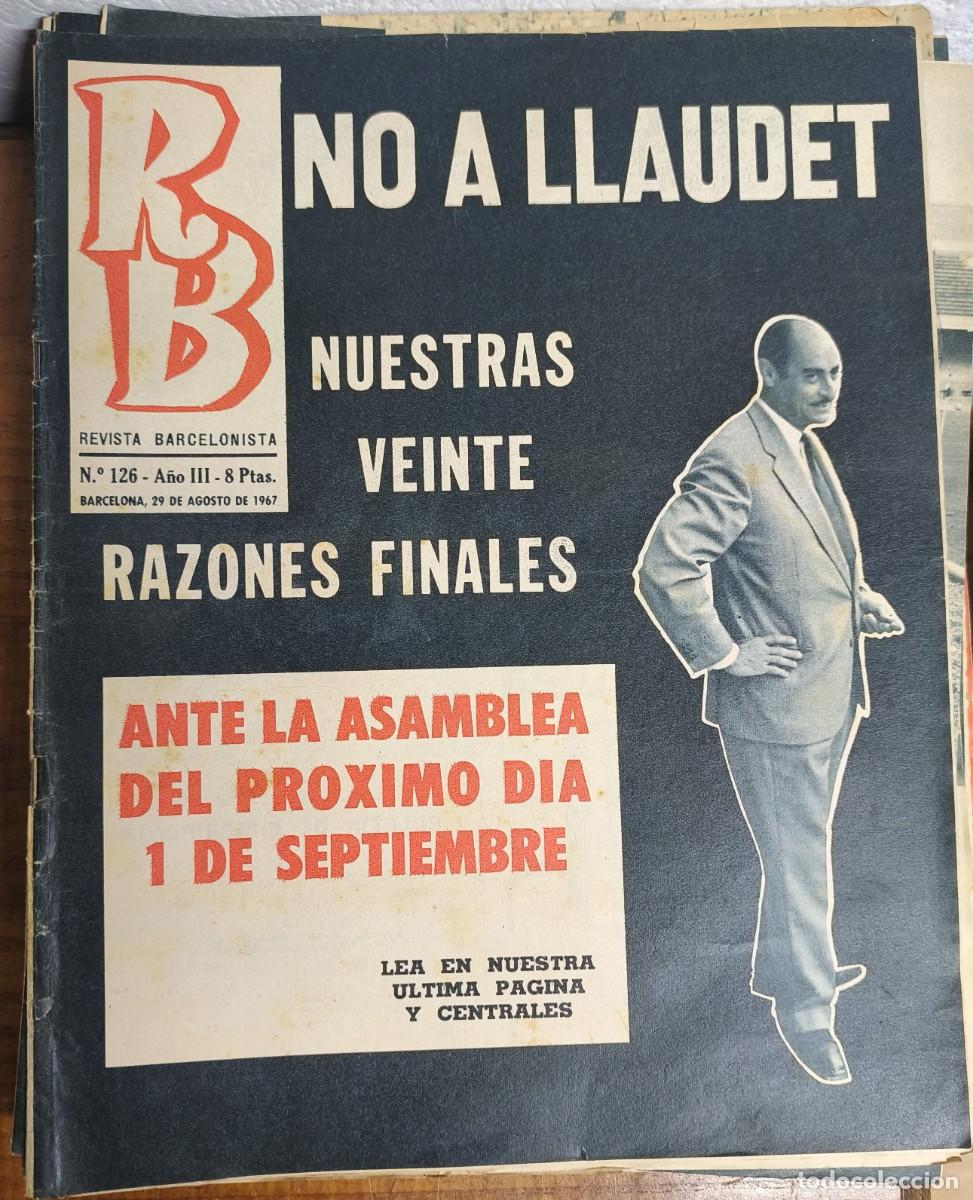 Coleccionismo deportivo: REVISTA BARCELONISTA -- A&Ntilde;O 3 -- N&ordm; 126 -- 29/08/1967