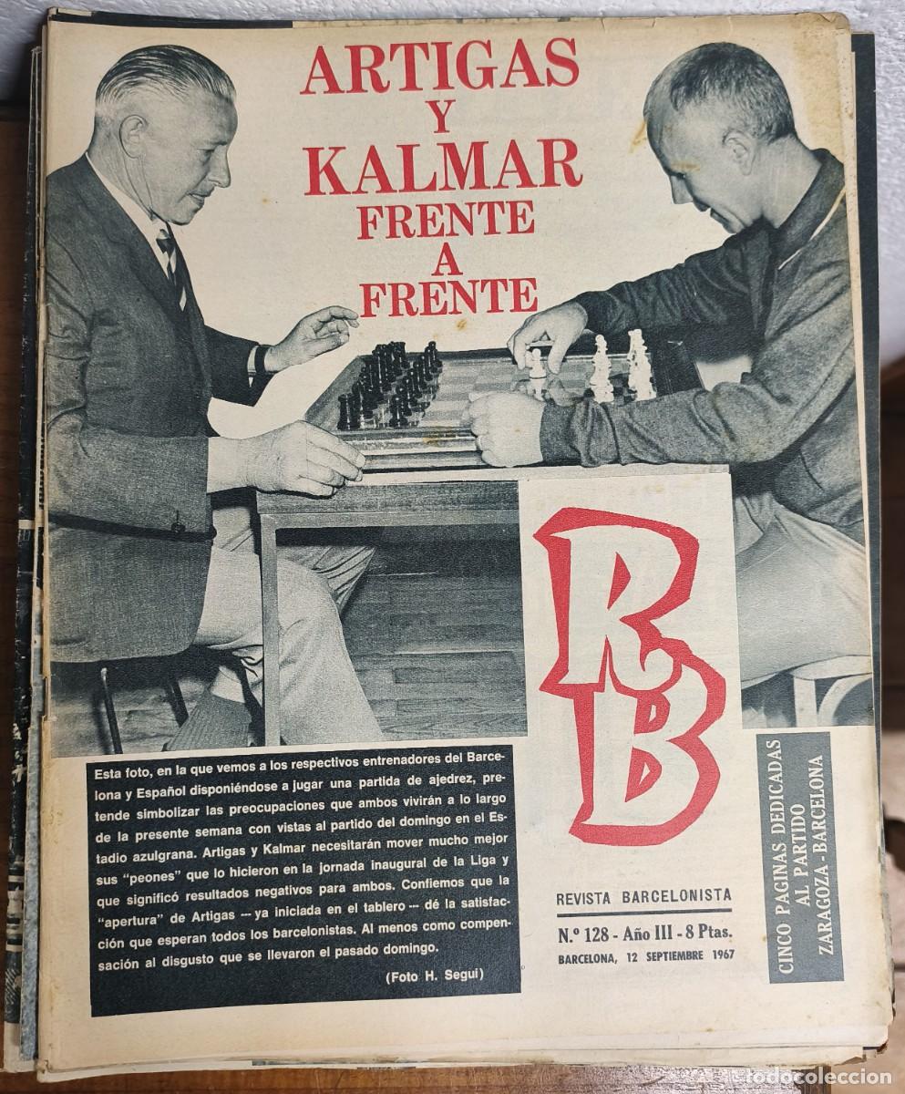 Coleccionismo deportivo: REVISTA BARCELONISTA -- A&Ntilde;O 3 -- N&ordm; 128 -- 12/09/1967
