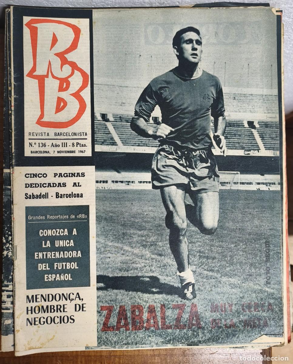 Sammelleidenschaft Sport: REVISTA BARCELONISTA -- A&Ntilde;O 3 -- N&ordm; 136 -- 07/11/1967