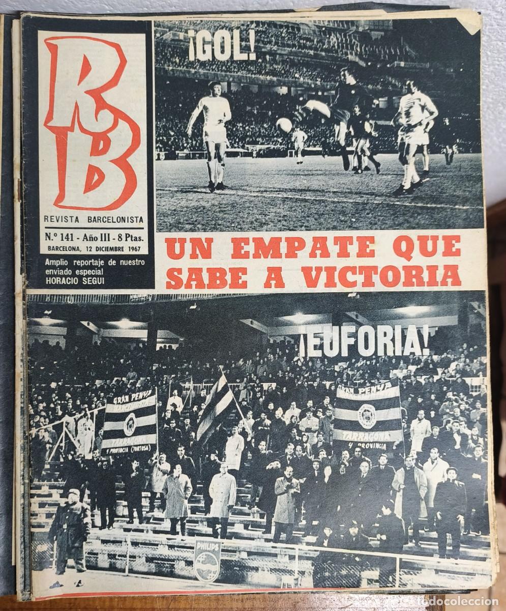 Sammelleidenschaft Sport: REVISTA BARCELONISTA -- A&Ntilde;O 3 -- N&ordm; 141 -- 12/12/1967