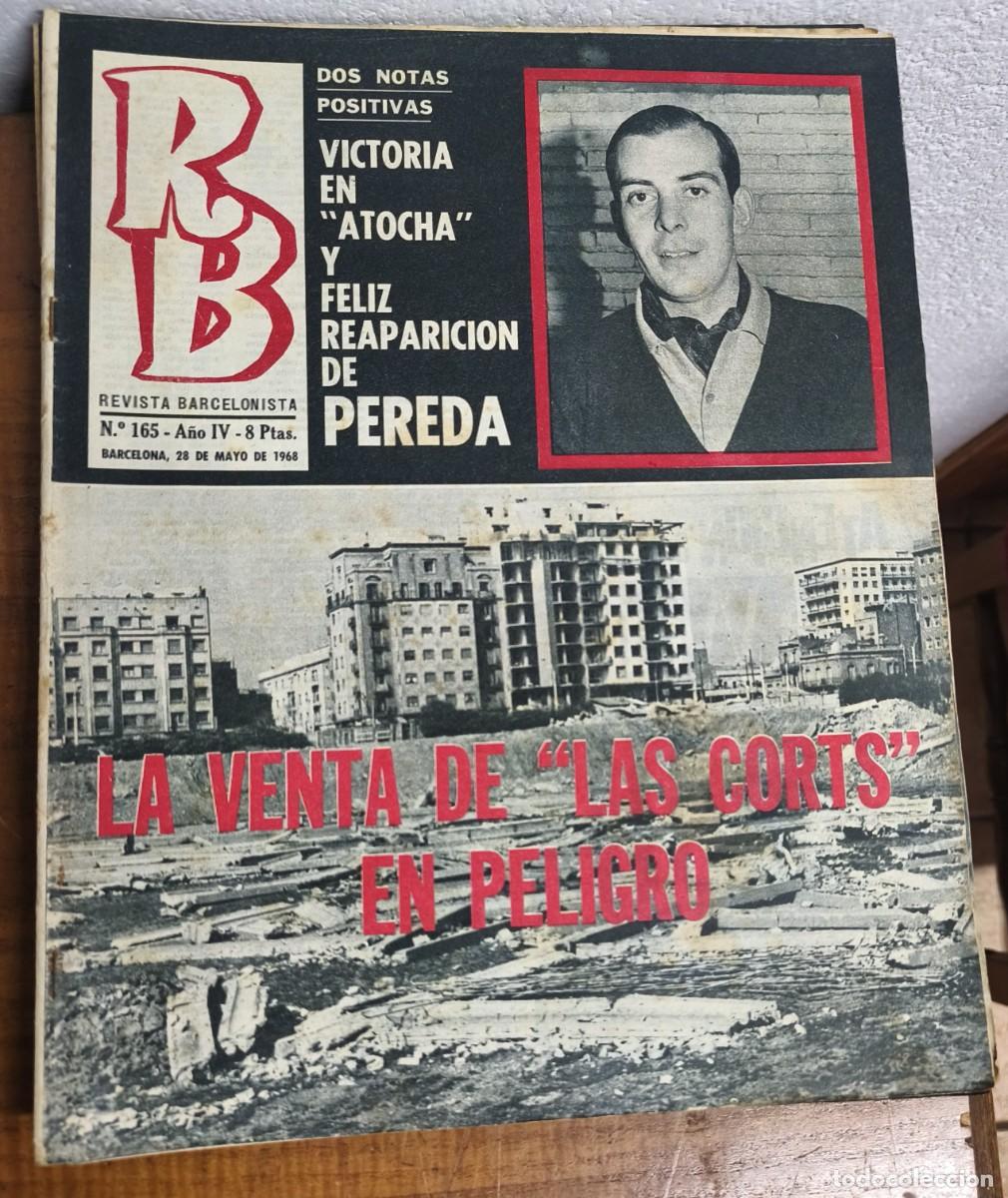 Sammelleidenschaft Sport: REVISTA BARCELONISTA -- A&Ntilde;O 4 -- N&ordm; 165 -- 28/05/1968