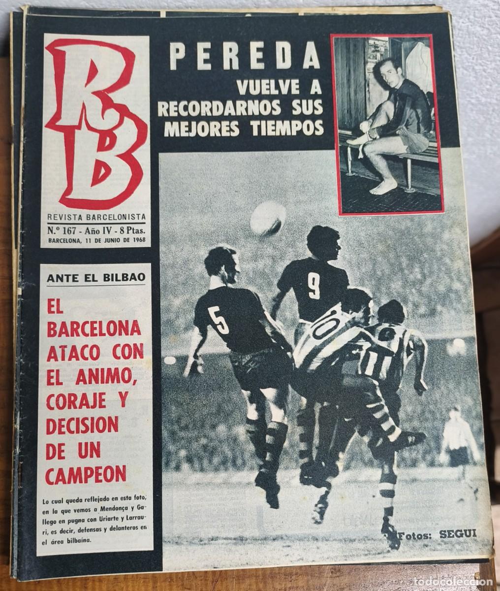 Sammelleidenschaft Sport: REVISTA BARCELONISTA -- A&Ntilde;O 4 -- N&ordm; 167 -- 11/06/1968
