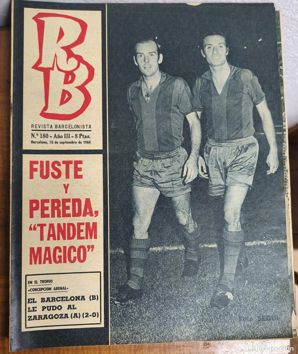 Sammelleidenschaft Sport: REVISTA BARCELONISTA -- A&Ntilde;O 4 -- N&ordm; 180 -- 10/09/1968
