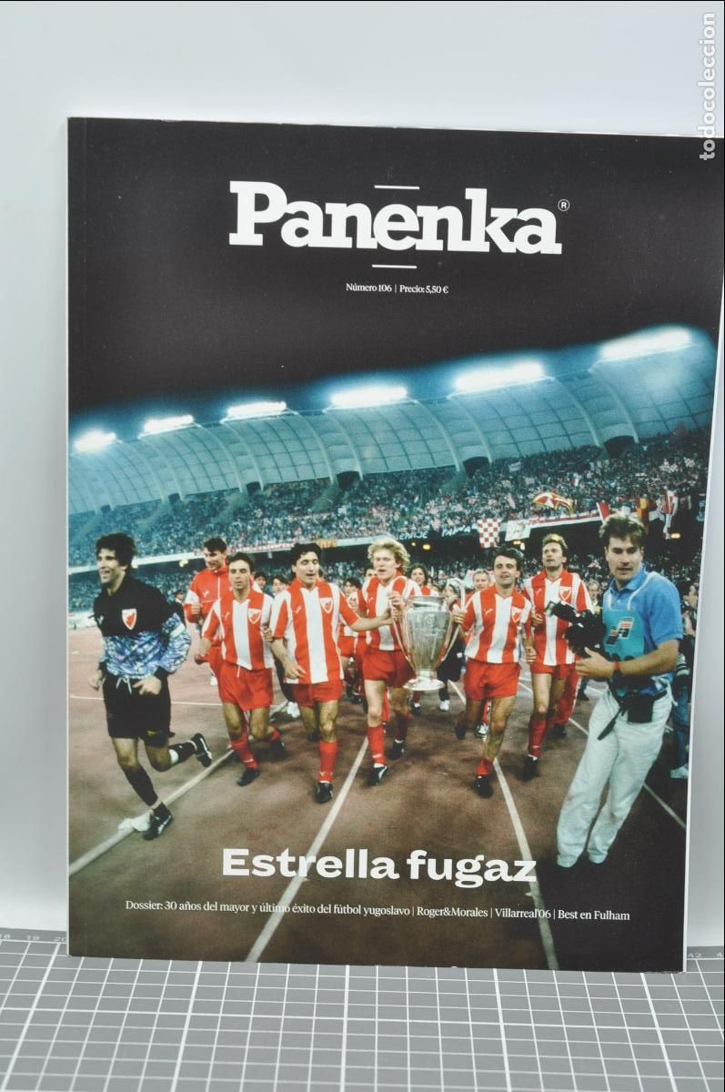 Coleccionismo deportivo: Revista Panenka 106: Dossier: Estrella Roja 1991; Roger Mart&iacute; y Jos&eacute; Luis Morales,...