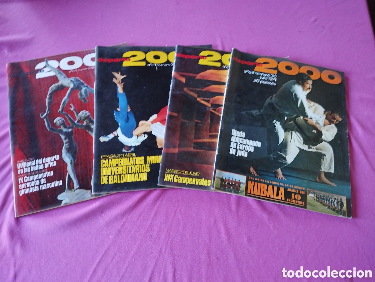 Coleccionismo deportivo: DEPORTES 2000 4 REVISTAS FUTBOL BOXEO Y OTROS DEPORTES L1B2 4