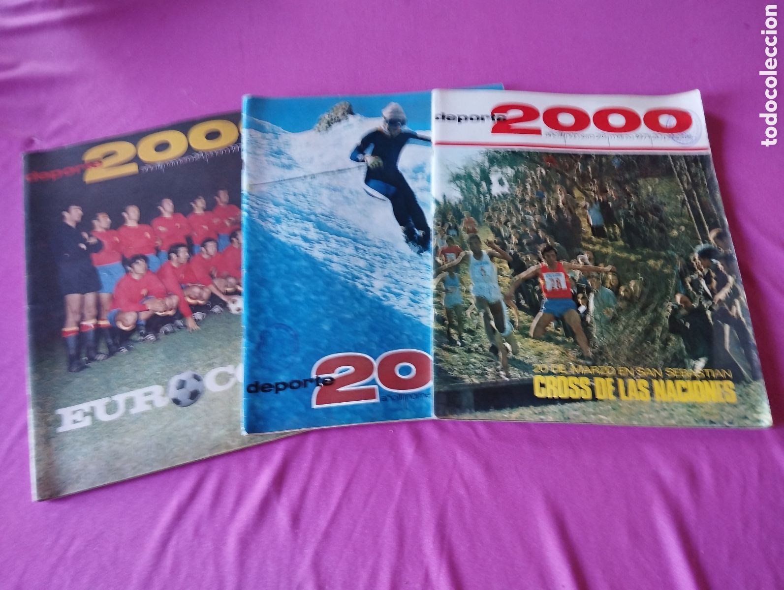 Coleccionismo deportivo: DEPORTES 2000 3 REVISTAS FUTBOL BOXEO Y OTROS DEPORTES L1B2 4