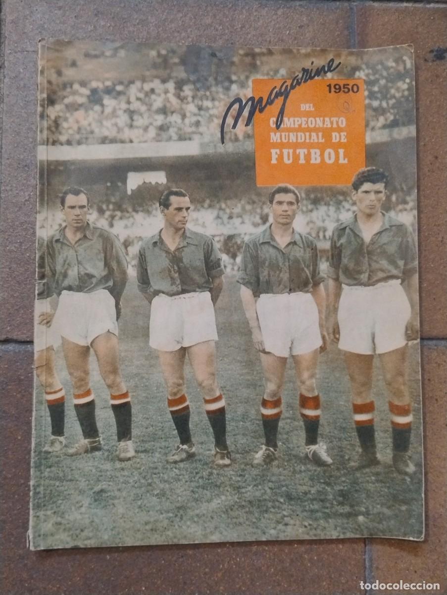 Coleccionismo deportivo: MAGAZINE 1950 DEL CAMPEONATO MUNDIAL DE F&Uacute;TBOL. MADRID.