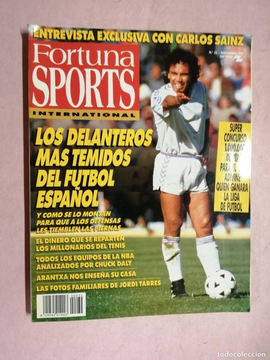 Coleccionismo deportivo: REVISTA FORTUNA SPORTS (NUMERO 32) LOS DELANTEROS MAS TEMIDOS DEL FUTBOL ESPA&Ntilde;OL