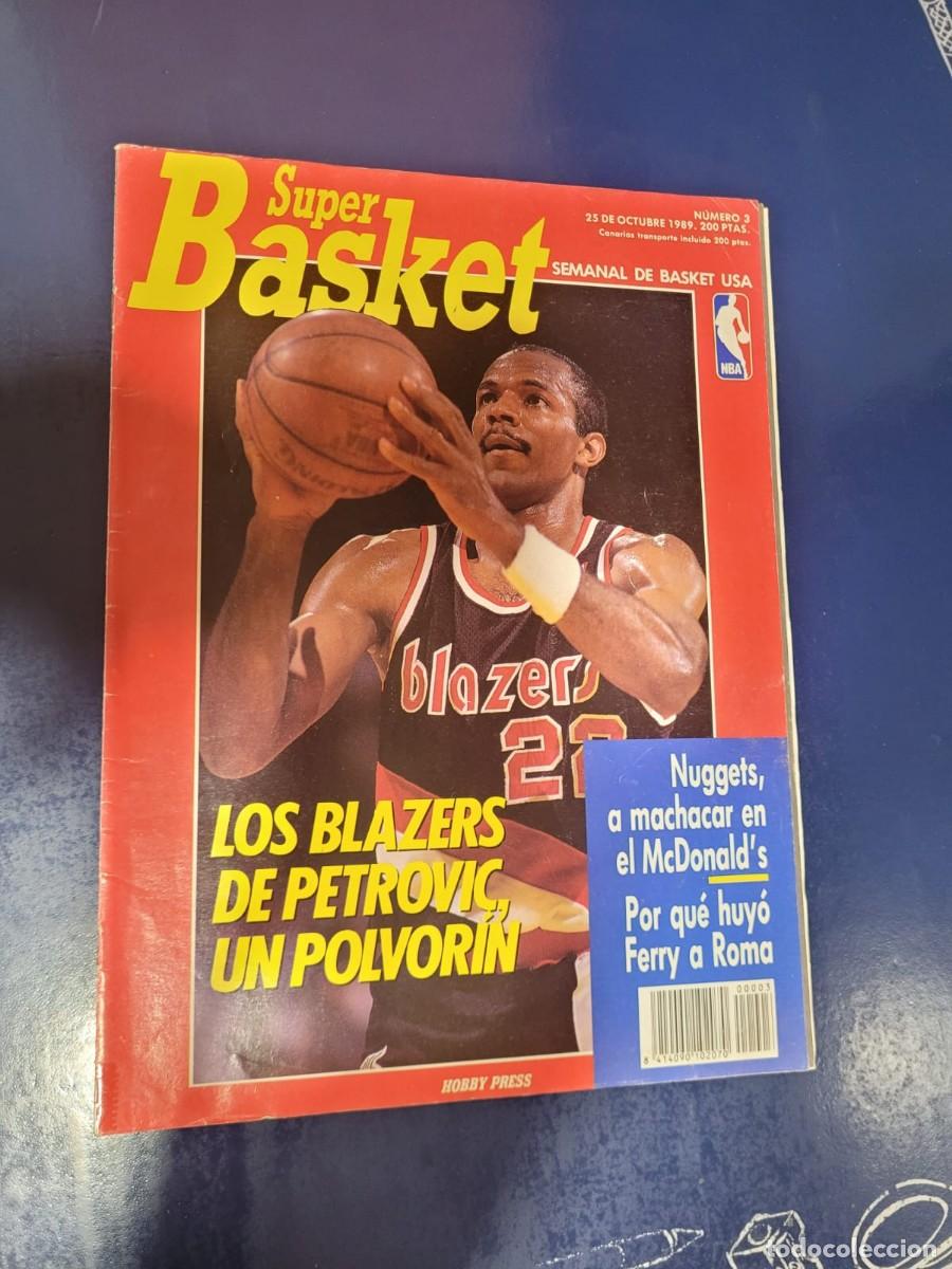Coleccionismo deportivo: REVISTA BALONCESTO SUPERBASKET 3 OCTUBRE 1989 CLYDE DREXLER Y DRAZEN PETROVIC