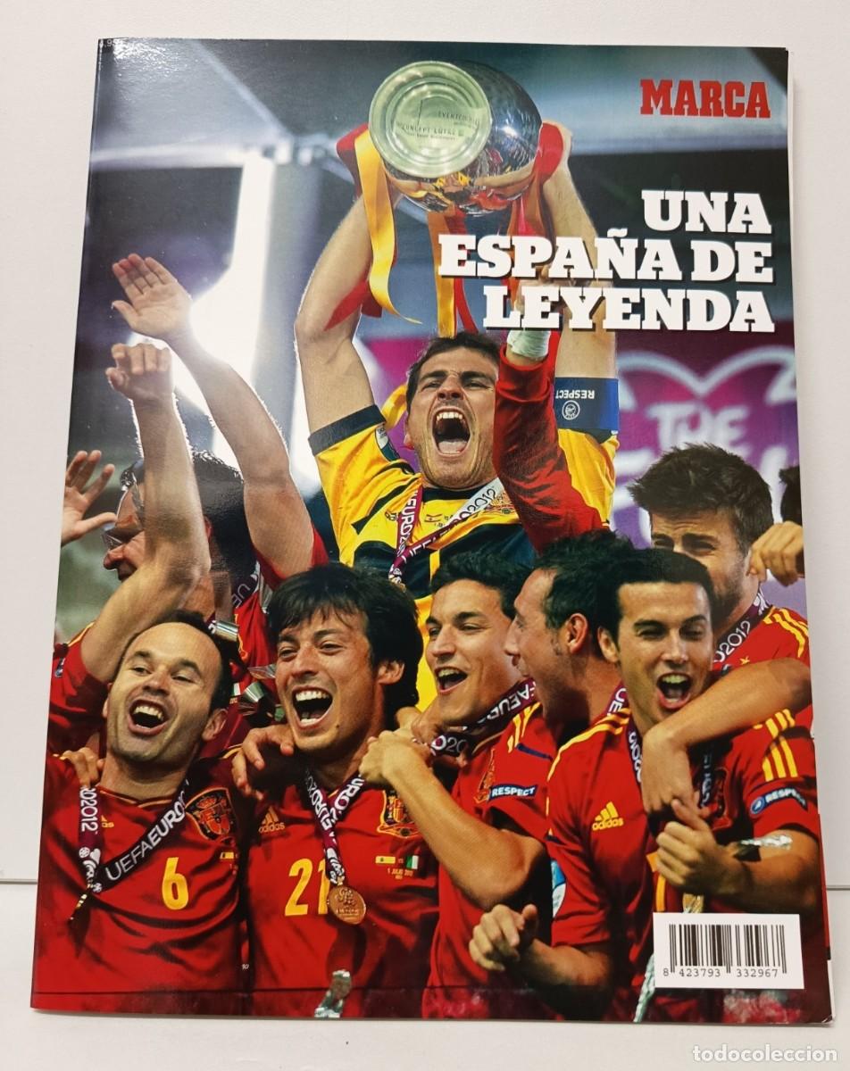 Coleccionismo deportivo: REVISTA EXTRA MARCA SELECCION ESPA&Ntilde;OLA - UNA ESPA&Ntilde;A DE LEYENDA Eurocopa 2008/2012; MUNDIAL 2010...