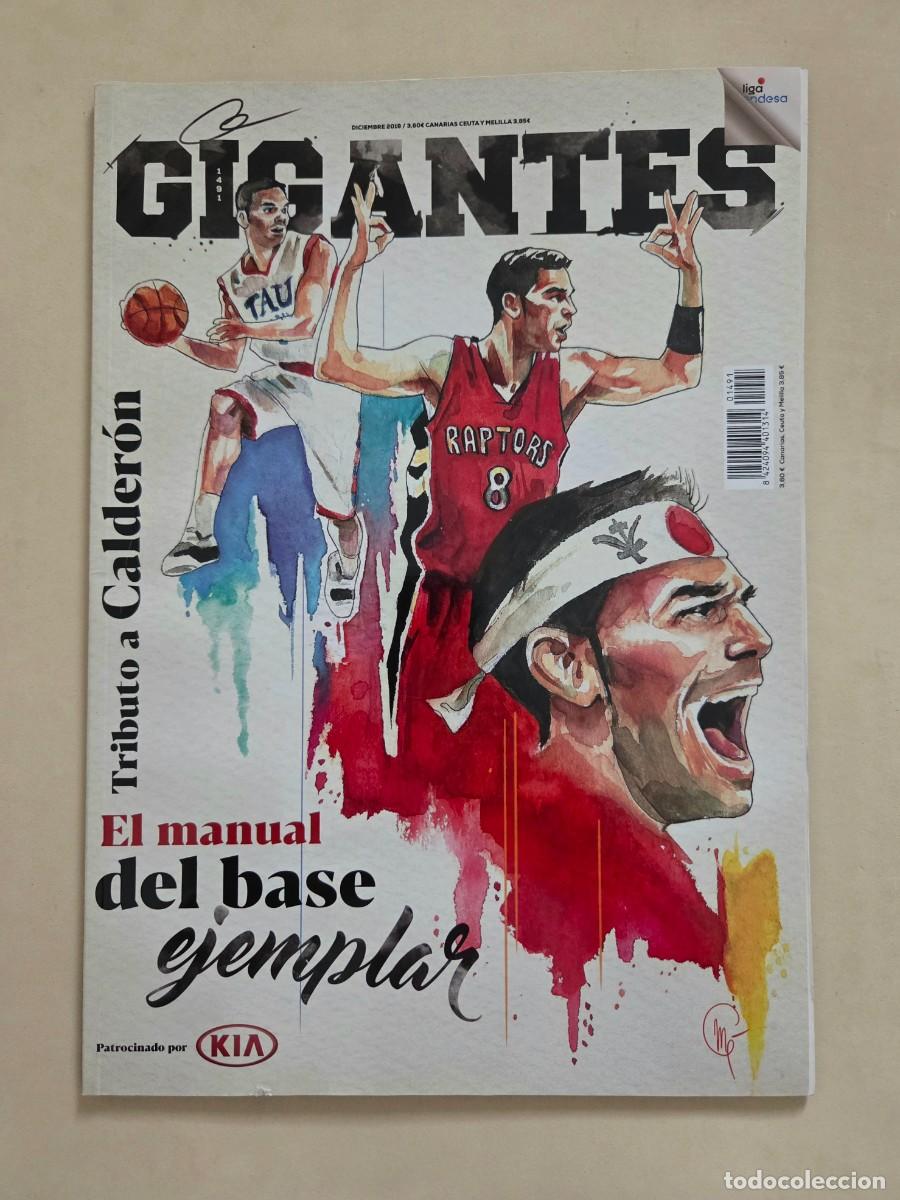 Coleccionismo deportivo: REVISTA GIGANTES DEL BASKET N&deg; ESPECIAL JOS&Eacute; ANTONIO CALDER&Oacute;N. ESPA&Ntilde;A NBA
