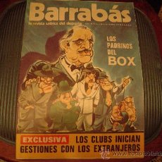 Coleccionismo deportivo: BARRABÁS LA REVISTA SATIRICA DEL DEPORTE