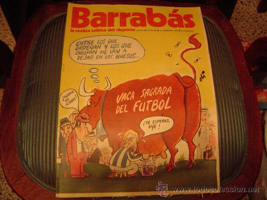 Coleccionismo deportivo: BARRAB&Aacute;S la revista satirica del deporte - Foto 1