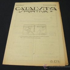 Coleccionismo deportivo: CATALUNYA SPORTIVA - AÑO V - Nº 162 - 21 ENERO 1920